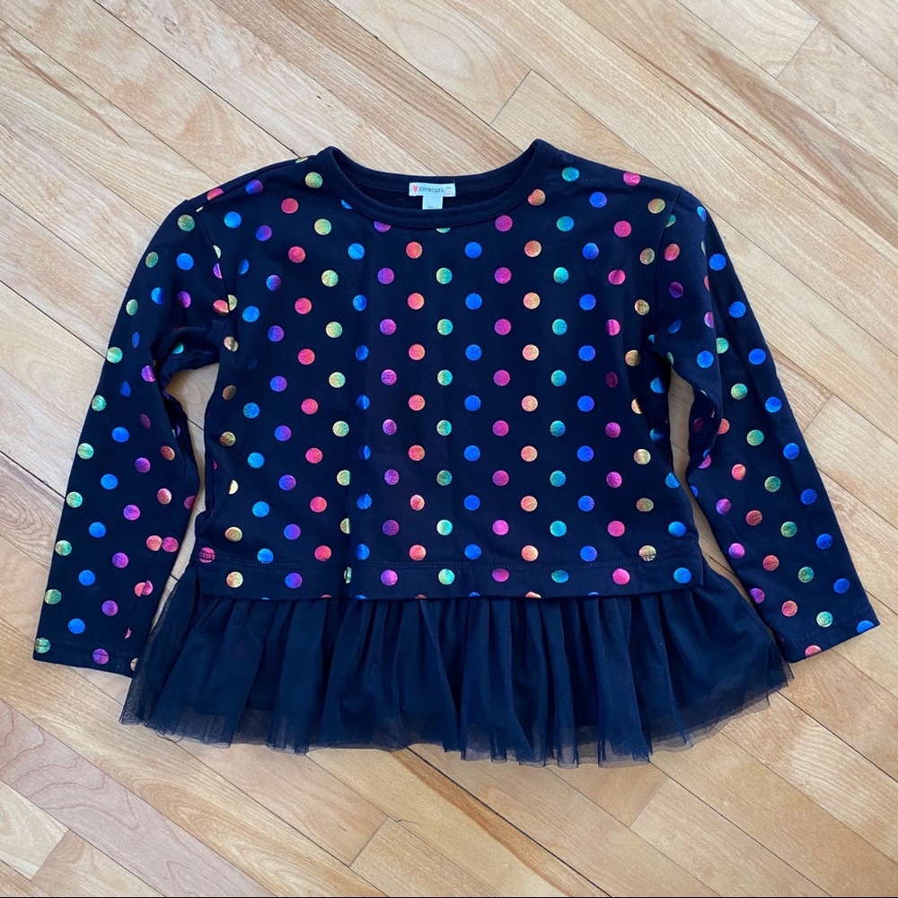 J. Crew  Dot Sweatshirt - Size 8